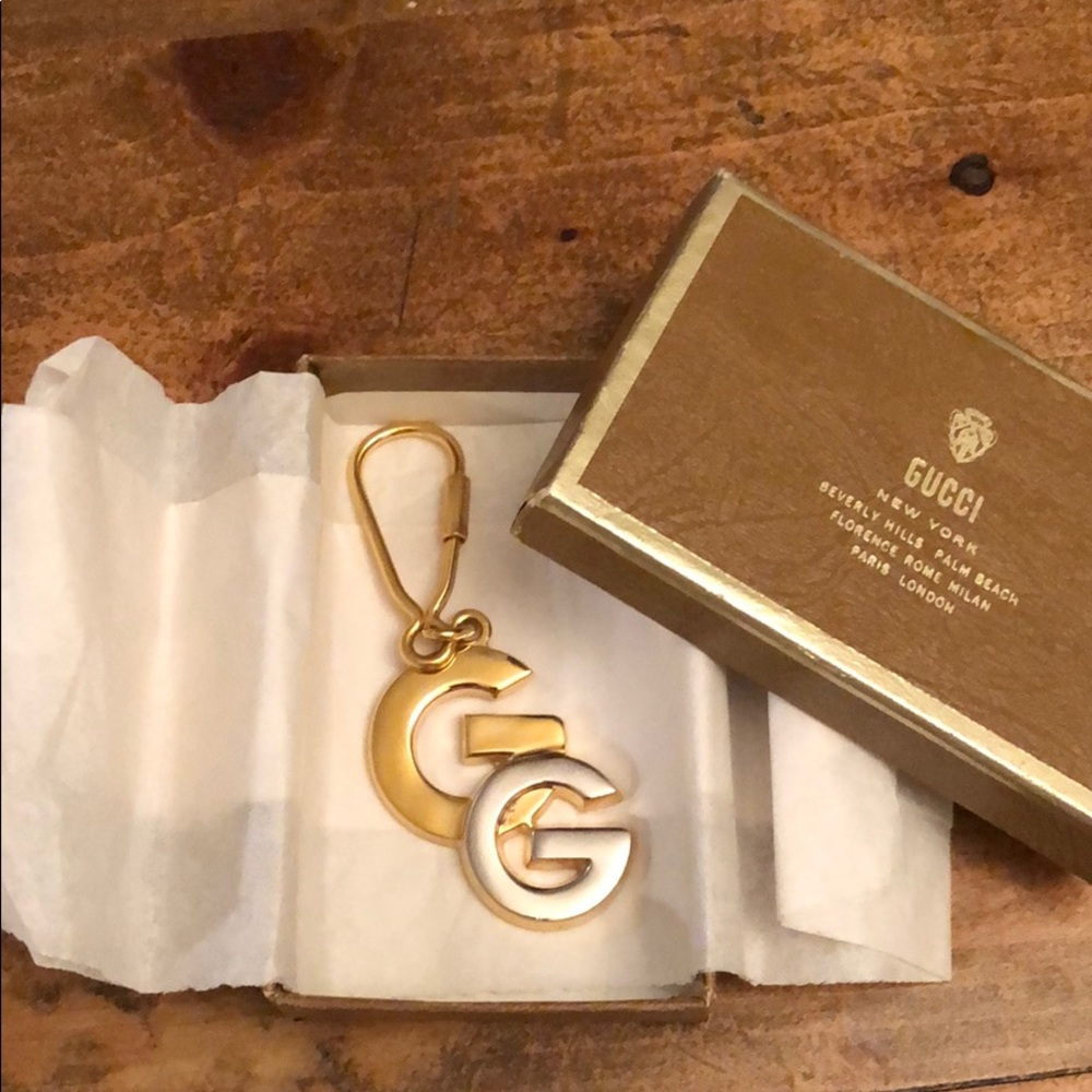 Vintage authentic Gucci keychain